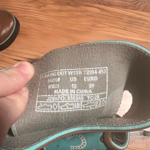 BOGS Unisex-Child Rain Boot Western (Toddler/Little Big Kid) 12 - Picture 4 of 5